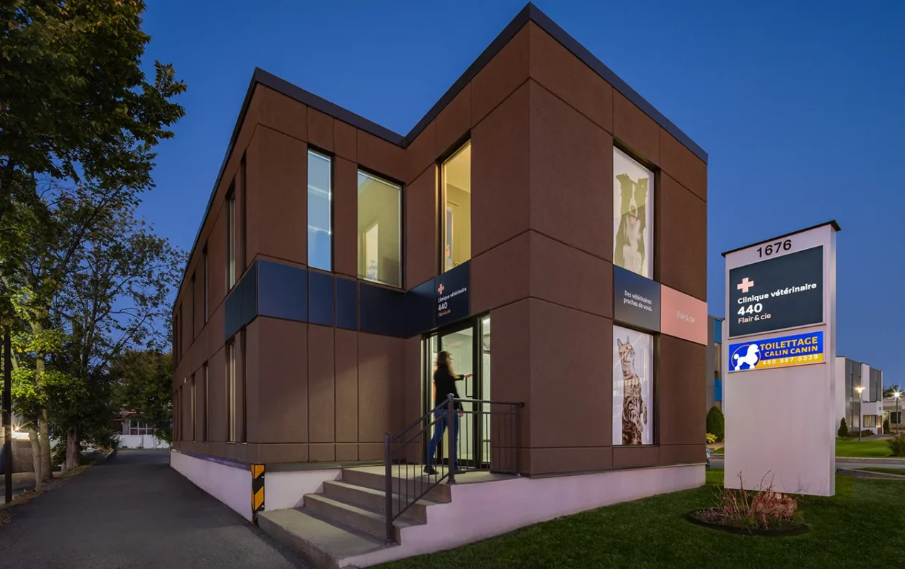 Devanture de l'établissement