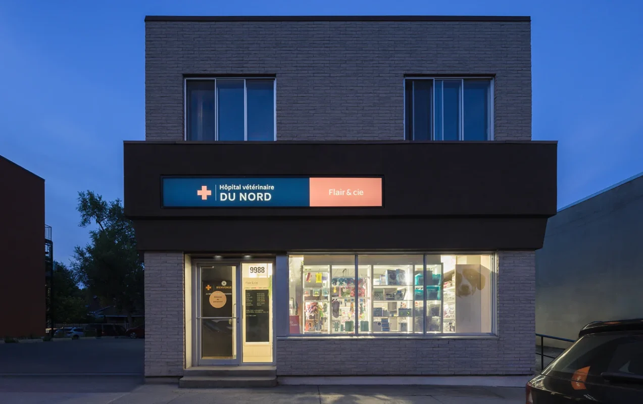 Devanture de l'établissement