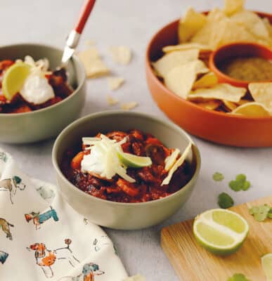 Tchili végé à la mijoteuse