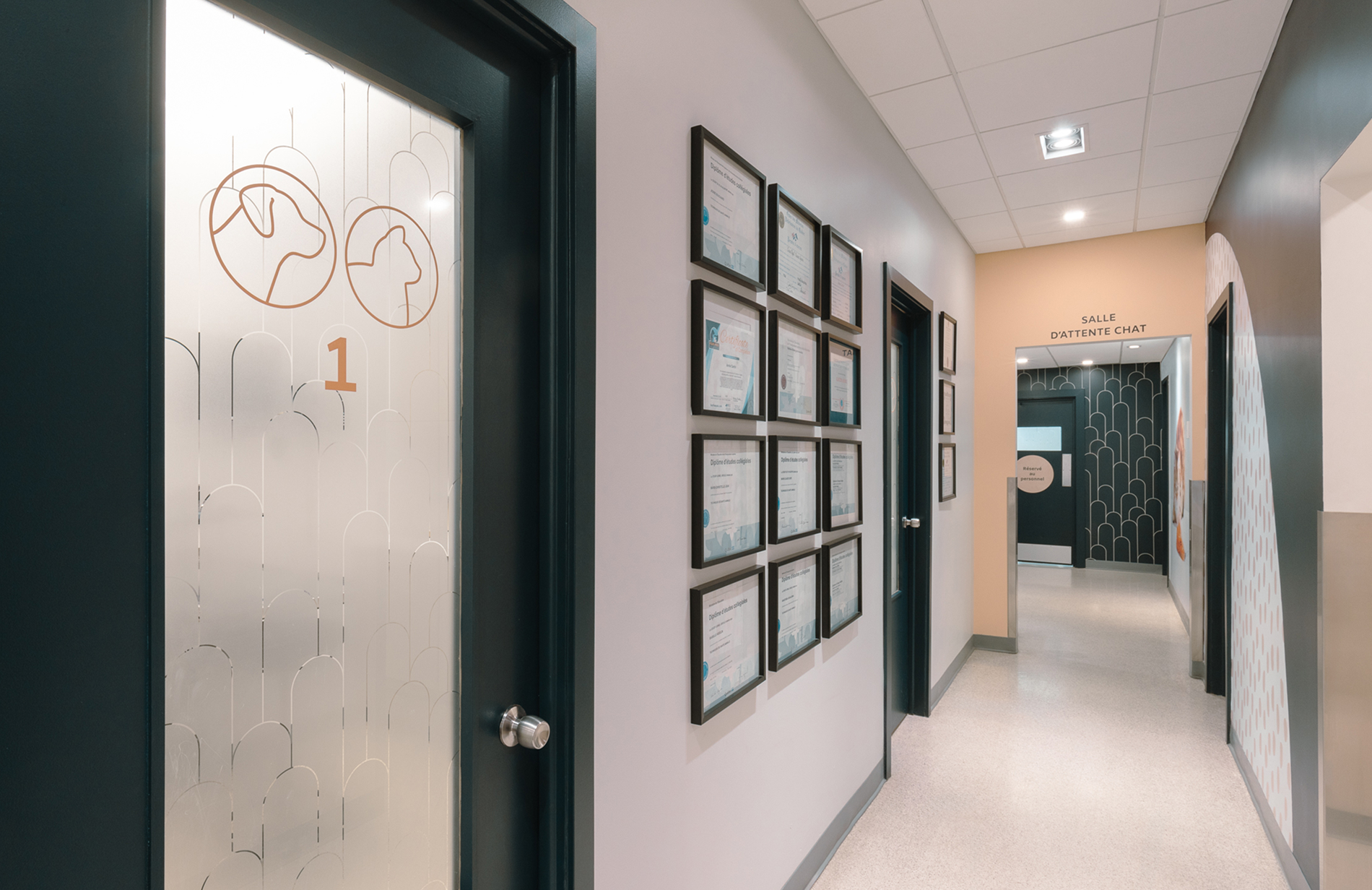Intérieur de la clinique
